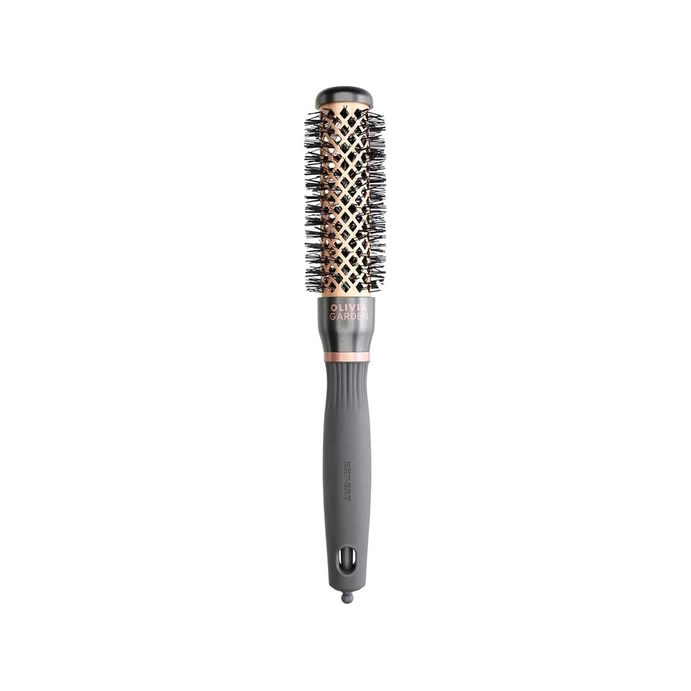 Olivia Garden Expert Blowout Heat Nylgard Bristle Hair Brush - 25mm Professional Blowout Styling Tool for - Hair Accessories