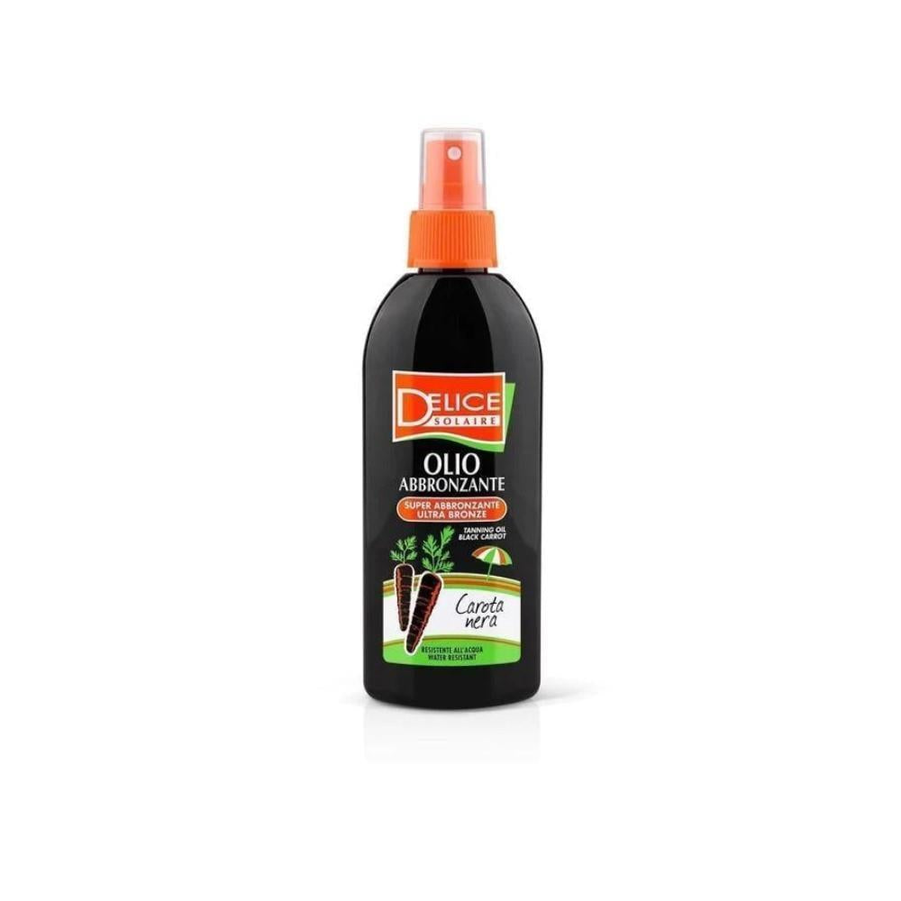 Delice Bronzlaştırıcı Siyah Havuç Yağı 150 ml - Tanning Oil with Black Carrot Extract & UVA/UVB Protection Delice Tanning Oil with Black Carrot Extract - UVA/UVB Protection Tanning Oil, Bronzlaştırıcı Yağ, Siyah Havuç Yağı, UVA/UVB Filtreli, Bronzing Oil with Black Carrot Extract, Sun Protection, Skincare, Natural Ingredients, Black Carrot Extract, Vitamin E, Cosmetic, Beauty Product, Skincare Routine, Sun Care
