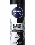Nivea Men Invisible Black Original Deodorant Spray - 48H Odor Protection, Moisturizes Skin, Long Lasting Fresh Scent Nivea Men Deodorant - 48H Protection & Fresh Scent Nivea Men Deodorant, Men's Deodorant Spray, Long lasting deodorant for men, Odor protection deodorant, Deodorant for sensitive skin, Invisible deodorant spray, Black Original Deodorant, Nivea deodorant spray, deodorant, men's grooming, personal care, odor control, fragrance, body spray, antiperspirant, fresh scent, 48-hour protection, skin mo