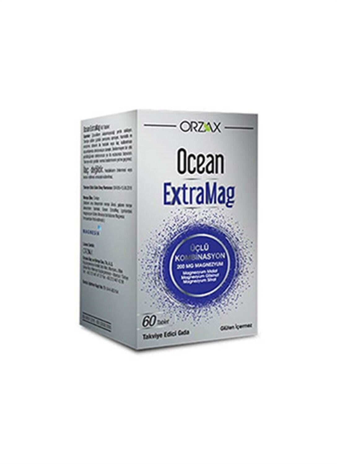 Orzaks Ocean ExtraMag 60 Tablets Magnesium Dietary Supplement for Adults and Adolescents Orzaks Ocean ExtraMag 60 Tablets Magnesium Supplement Magnesium Supplement, Dietary Magnesium, Magnesium Citrate, Magnesium Malate, Magnesium Bisglycinate, Health Supplement, Nutritional Supplement, Dietary Supplement, Magnesium Deficiency, Health-conscious Adults, Adolescents, Adults, Supplements for Magnesium, Magnesium Support, Wellness Products