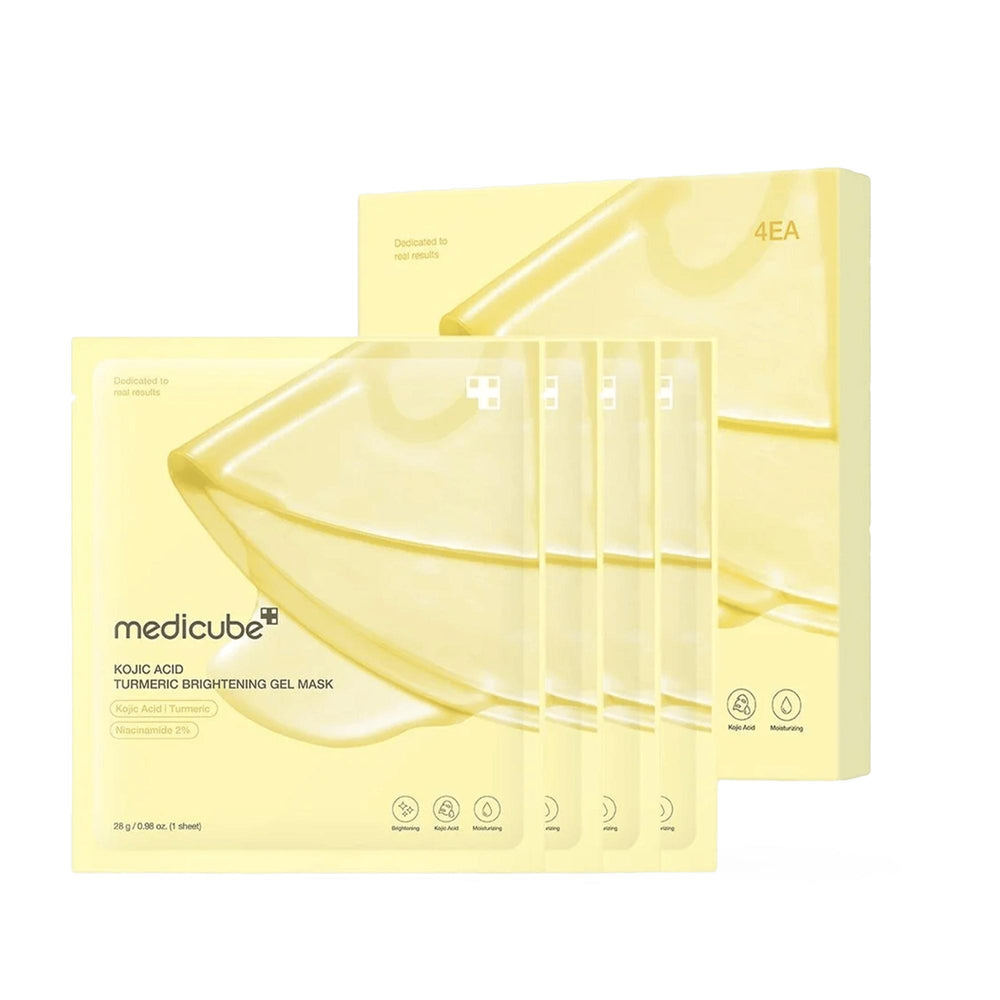 Medicube Kojic Acid & Turmeric Brightening Gel Mask 4x28g
