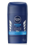 Nivea Men Fresh Active Deodorant for Men - 48 Hour Protection, Long-Lasting Freshness, Dermatologically Tested - Nivea Men Deodorant Nivea Men Fresh Active Deodorant - 48 Hour Protection Nivea Men Deodorant, Fresh Active Deodorant, Long-lasting Deodorant for Men, 48 Hour Deodorant Protection, Dermatologically Tested Deodorant, Men's Grooming, Personal Care, Deodorant Spray, Men's Hygiene, Nivea Men, Deodorant for Sensitive Skin, Masculine Fragrance, Ocean Extracts, Freshness, Protection, Confidence