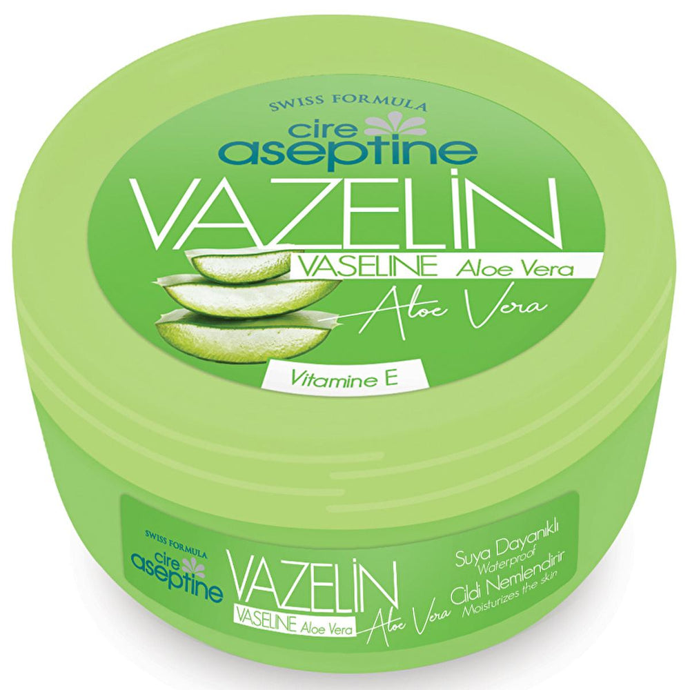 Cire Aseptine Aloe Vera Moisturizer - Soothing Dry Skin with Vitamin E & Waterproof Protection - Face Cream