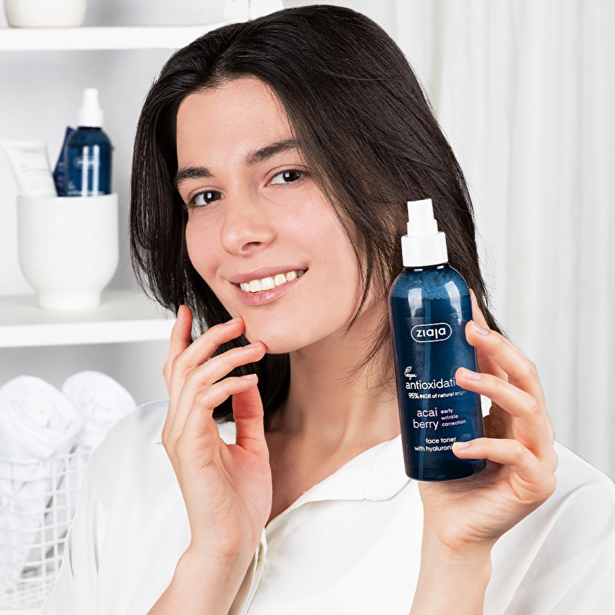 Ziaja Facial Toner with Hyaluronic Acid & Acai Berry Extract - Natural, Vegan Skincare for Hydration & Toning Ziaja Hyaluronic Acid Facial Toner for Hydrated Skin Facial Toner, Hyaluronic Acid Toner, Natural Skincare, Vegan Skincare, Acai Berry Toner, Hydrating Toner, Toning Skincare, Eco-Friendly Skincare, Cruelty-Free Products, Skincare Routine, Dry Skin Solution, Sensitive Skin Care