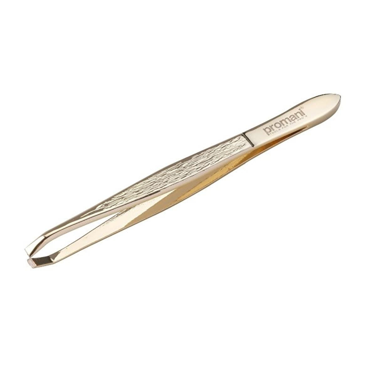 Promani Flat-Tip European Tweezers for Precision Hair Removal - Manual, Precise, Effective Promani Flat-Tip Tweezers for Precise Hair Removal Tweezers, Flat-tip tweezers, European style tweezers, Precision hair removal, Manual hair removal tool, Personal grooming, Eyebrow shaping, Hair removal, Beauty tools, Personal care, Grooming essentials