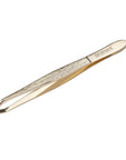 Promani Flat-Tip European Tweezers for Precision Hair Removal - Manual, Precise, Effective Promani Flat-Tip Tweezers for Precise Hair Removal Tweezers, Flat-tip tweezers, European style tweezers, Precision hair removal, Manual hair removal tool, Personal grooming, Eyebrow shaping, Hair removal, Beauty tools, Personal care, Grooming essentials