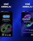 durex-marathon-delay-condoms-packaging, durex-marathon-delay-condom-close-up Durex Marathon Delay Condoms - Enhanced Performance for Adults & Couples | 10 Count Durex Marathon Delay Condoms - 10 Pack durex, delay-condoms, adult-products, couple-products, performance-enhancing, natural-latex, easy-on, intimacy, personal-care, ai-generated