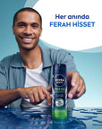 Nivea Men Fresh Sensation Deodorant Spray - Long Lasting Anti-Perspirant Protection for Men, 72 Hour Freshness, Dermatologically Tested, Alcohol-Free Nivea Men Fresh Sensation Deodorant Spray - 72 Hour Freshness Nivea Men Deodorant Spray, Fresh Sensation Deodorant, Long-lasting Anti-perspirant, Dermatologically Tested Deodorant, Alcohol-free Deodorant Spray, Deodorant for Men, Anti-perspirant Deodorant, Men's Grooming, Personal Hygiene, Nivea Men, Freshness, Confidence, 72 Hour Protection, Men's Deodorant S