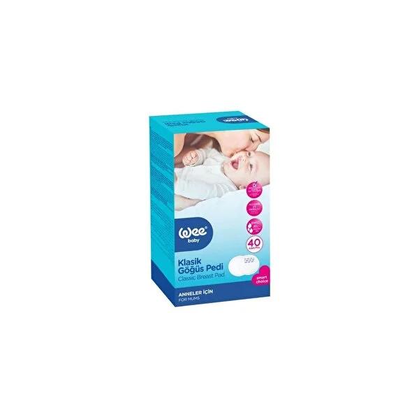 Wee Baby Breast Pads - 40 Count - Absorbent Nursing Pads for Breastfeeding Mothers Wee Baby Breast Pads - Absorbent Nursing Pads for Mothers breast pads, nursing pads, breastfeeding accessories, Wee Baby, absorbent breast pads, breastfeeding mothers, nursing mothers, baby care, maternity care, newborn essentials