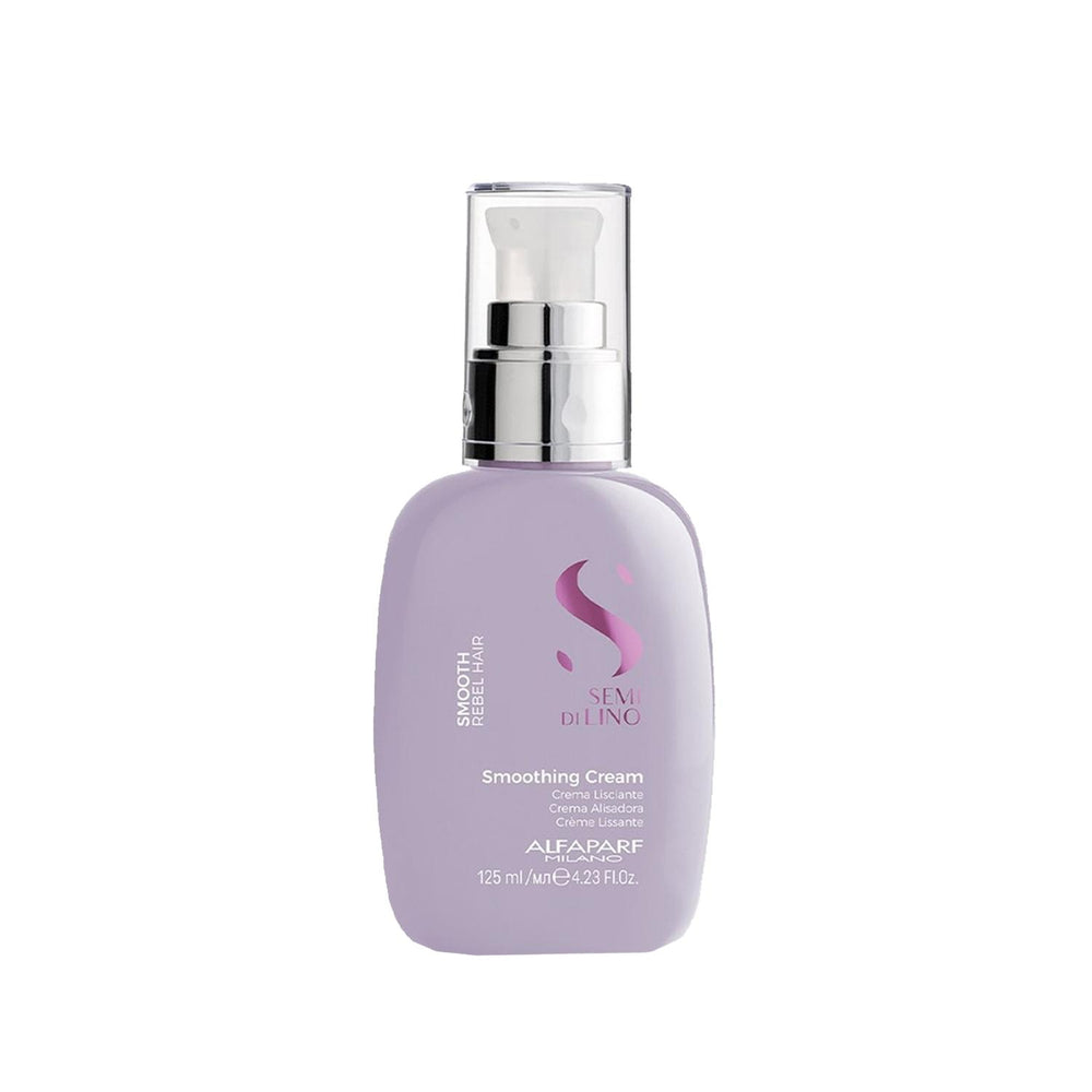 Alfaparf Semi Di Lino Smooth Smoothing Cream - Hair Smoothing & Frizz Reduction for Manageable Hair, 125ml Alfaparf Semi Di Lino Smooth Smoothing Cream for Frizz Control hair smoothing cream, Alfaparf Semi Di Lino, frizz reduction hair product, hair smoothing treatment, smoothing cream for hair, hair care products, frizz control, hair manageability, smoothing treatment, hair nourishment, Alfaparf hair products