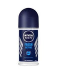 Nivea Men Fresh Active Deodorant Roll-On for Men - Long Lasting Freshness & Hygiene 50ml Nivea Men Fresh Active Deodorant Roll-On - Long Lasting Freshness Nivea Men Fresh Active, Deodorant Roll-On for Men, Long-lasting Deodorant, Men's Grooming, Freshness and Hygiene, Roll-On Deodorant, Men's Deodorant, Grooming Essentials, Personal Care, Nivea Men, Fresh Active, 50ml Deodorant