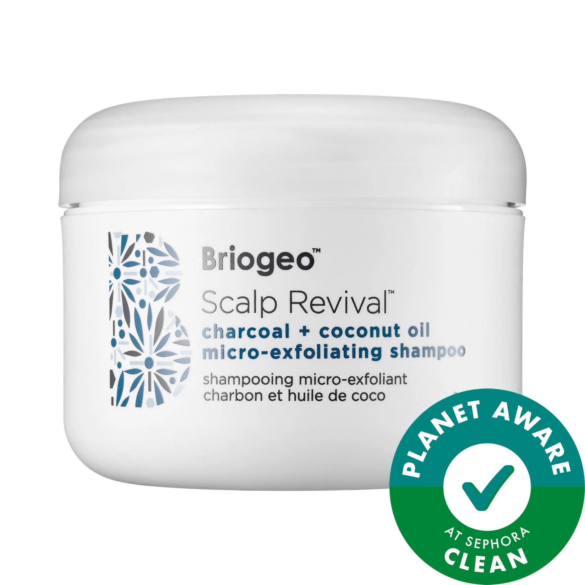 Briogeo Scalp Revival Charcoal + Coconut Oil Micro-exfoliating Scalp Scrub Shampoo - Detoxify, Moisturize & Soothe Scalp Briogeo Charcoal Scalp Scrub Shampoo - Detoxify & Moisturize charcoal shampoo, scalp scrub, micro-exfoliating shampoo, coconut oil hair care, natural hair products, hair care, scalp care, dry scalp solution, flaky scalp relief, congested hair follicles, plant-based hair care, sulfate-free shampoo