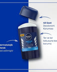 Nivea Men Fresh Active Deodorant for Men - 48 Hour Protection, Long-Lasting Freshness, Dermatologically Tested - Nivea Men Deodorant Nivea Men Fresh Active Deodorant - 48 Hour Protection Nivea Men Deodorant, Fresh Active Deodorant, Long-lasting Deodorant for Men, 48 Hour Deodorant Protection, Dermatologically Tested Deodorant, Men's Grooming, Personal Care, Deodorant Spray, Men's Hygiene, Nivea Men, Deodorant for Sensitive Skin, Masculine Fragrance, Ocean Extracts, Freshness, Protection, Confidence