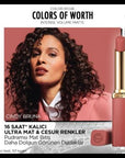 L'Oreal Paris Color Riche Colors of Worth Nude Audacious Lipstick: Volumizing Matte Finish with Hyaluronic Acid, Long-Lasting Nude Shade L'Oreal Nude Lipstick: Volumizing Matte Finish, Long-Lasting Loreal lipstick, Matte lipstick, Nude lipstick, Volumizing lipstick, Hyaluronic acid lipstick, Long lasting lipstick, Color Riche lipstick, Nude Audacious lipstick, Pudramsı mat ruj, Intense volume lipstick, Lipstick, Lip color, Makeup, Cosmetics, Beauty, Nude shade, Long-wearing lipstick, Women's makeup, Volumiz