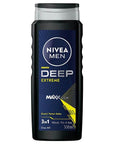 Nivea Men Deep Extreme Shower Gel for Men - 16.91 fl oz Deep Cleansing Body Wash - image 2