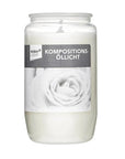 Rubin Licht Light Oil Scented Candle White 1 Unit