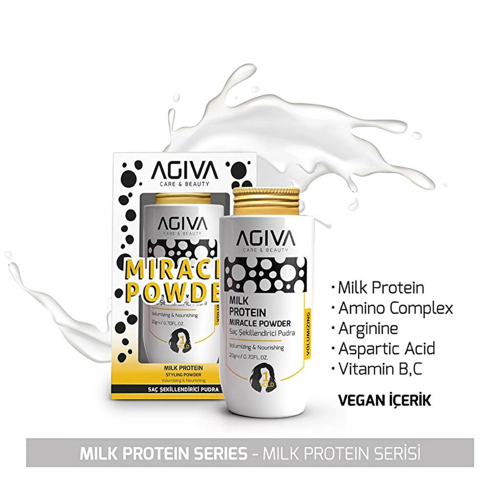 Agiva Milk Protein Miracle Hair Powder for Volume 20g