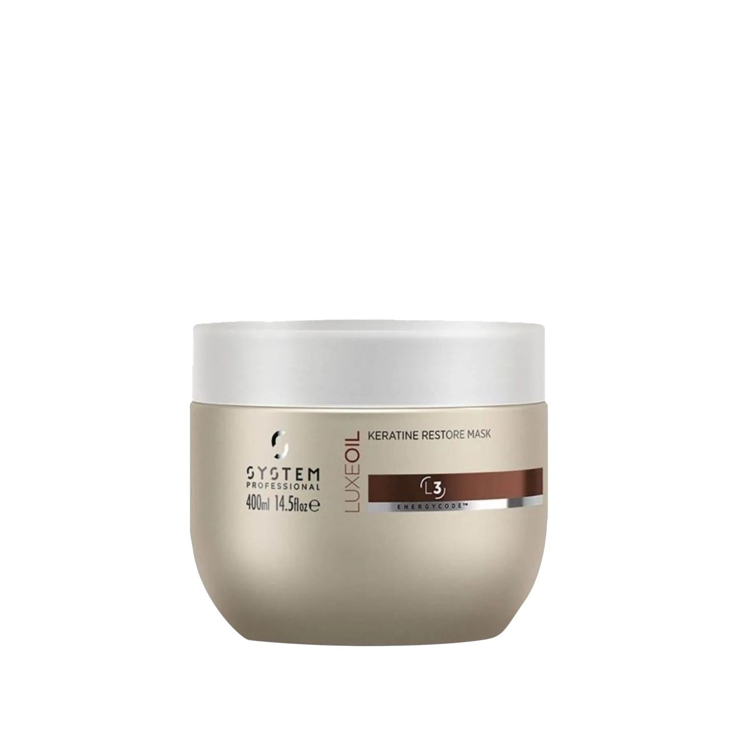 Wella System Professional LuxeOil Keratin Hair Mask 400ml - Nourishing and Repairing Keratin Treatment for Damaged Hair Wella LuxeOil Keratin Hair Mask 400ml - Repair & Nourish Wella System Professional, LuxeOil Keratin Hair Mask, Hair nourishment and repair, Keratin-based hair treatment, Professional hair care products, Hair mask, Keratin hair treatment, Hair repair, Hair nourishment, Damaged hair repair, Dry hair care, Unmanageable hair solution, Hair care routine, Professional hair products, LuxeOil form