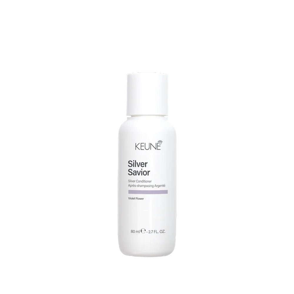 Keune Silver Savior Brass-Banishing Purple Conditioner 3 x 80 ml (Pack of 3)