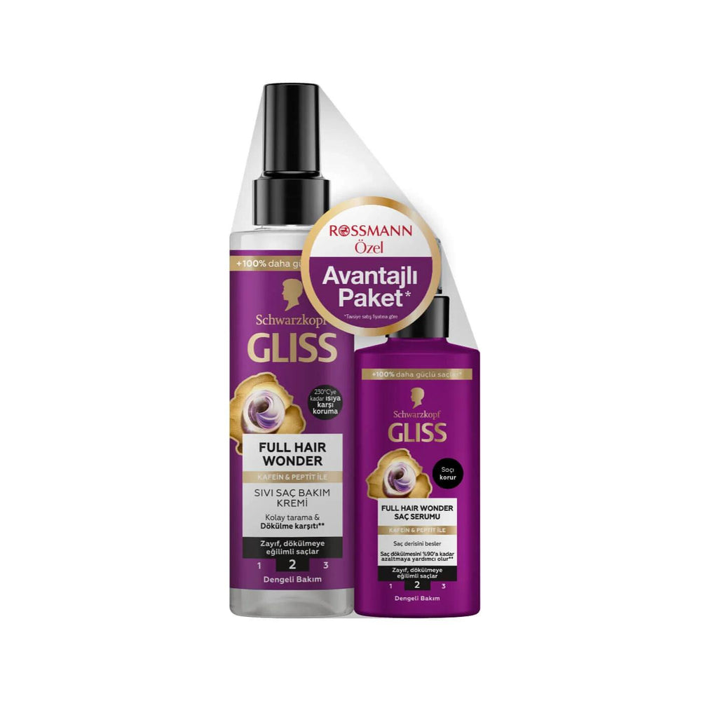 Gliss Full Hair 5 Liquid Conditioner & Serum Set 300ml