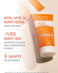 Avene Fluide SPF 50+ Sunscreen for Normal/Combination Skin - Lightweight, UVA/UVB/Blue Light Protection Avene Fluide SPF 50+ Sunscreen - Lightweight UVA/UVB Protection SPF 50+ sunscreen, Normal skin sunscreen, Combination skin sunscreen, UVA protection, UVB protection, Blue light protection, Lightweight sunscreen, Avène sunscreen, sun protection, daily sunscreen, non-greasy sunscreen, broad-spectrum sunscreen