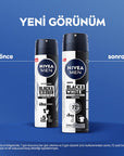 Nivea Men Black & White Invisible Original Deodorant Spray - 72-Hour Anti-Perspirant Protection for Men, Prevents Sweat Stains, Dermatologically Tested Nivea Men 72-Hour Deodorant Spray - Anti-Perspirant Protection Nivea Men Deodorant, Anti-perspirant deodorant spray, 72-hour deodorant protection, Invisible deodorant for men, Black & White Invisible Original Deodorant, Men's grooming, Long-lasting deodorant, Sweat stain prevention, Dermatologically tested deodorant, Men's personal care, Anti-perspirant prot