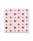 Alouette Heart Print Christmas Napkins 20-Pack