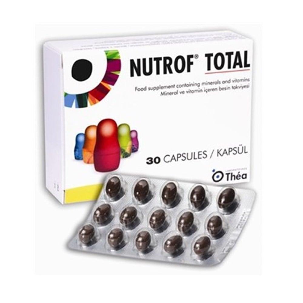 Nutrof Total Dietary Supplement for Eye Health - 30 Capsules Nutrof Total Eye Health Supplement - 30 Capsules dietary supplement, vitamins and minerals, omega-3 fatty acids, eye health supplement, antioxidant supplement, health and wellness, vision support, immune function support