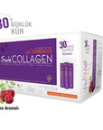 Suda Collagen Supplement Drink - Cherry Flavored, Halal Certified, 30 Servings x 40ml - Vitamin & Supplement