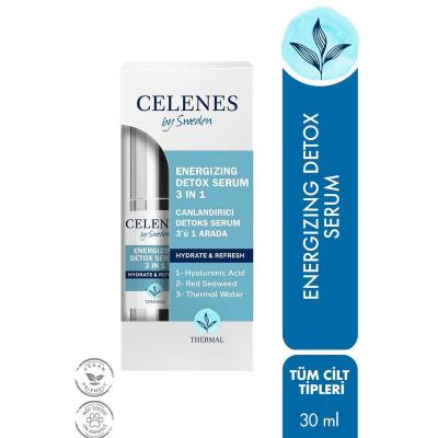 celenes detox serum packaging, celenes nourishing serum application, celenes serum ingredients Celenes Detox Serum - Nourishing Formula | 30 ml Celenes Detox Serum - Nourishing Formula | 30 ml celenes, detox-serum, nourishing, skincare, sensitive-skin, hydration, hyaluronic-acid, red-algae, thermal-water, ai-generated
