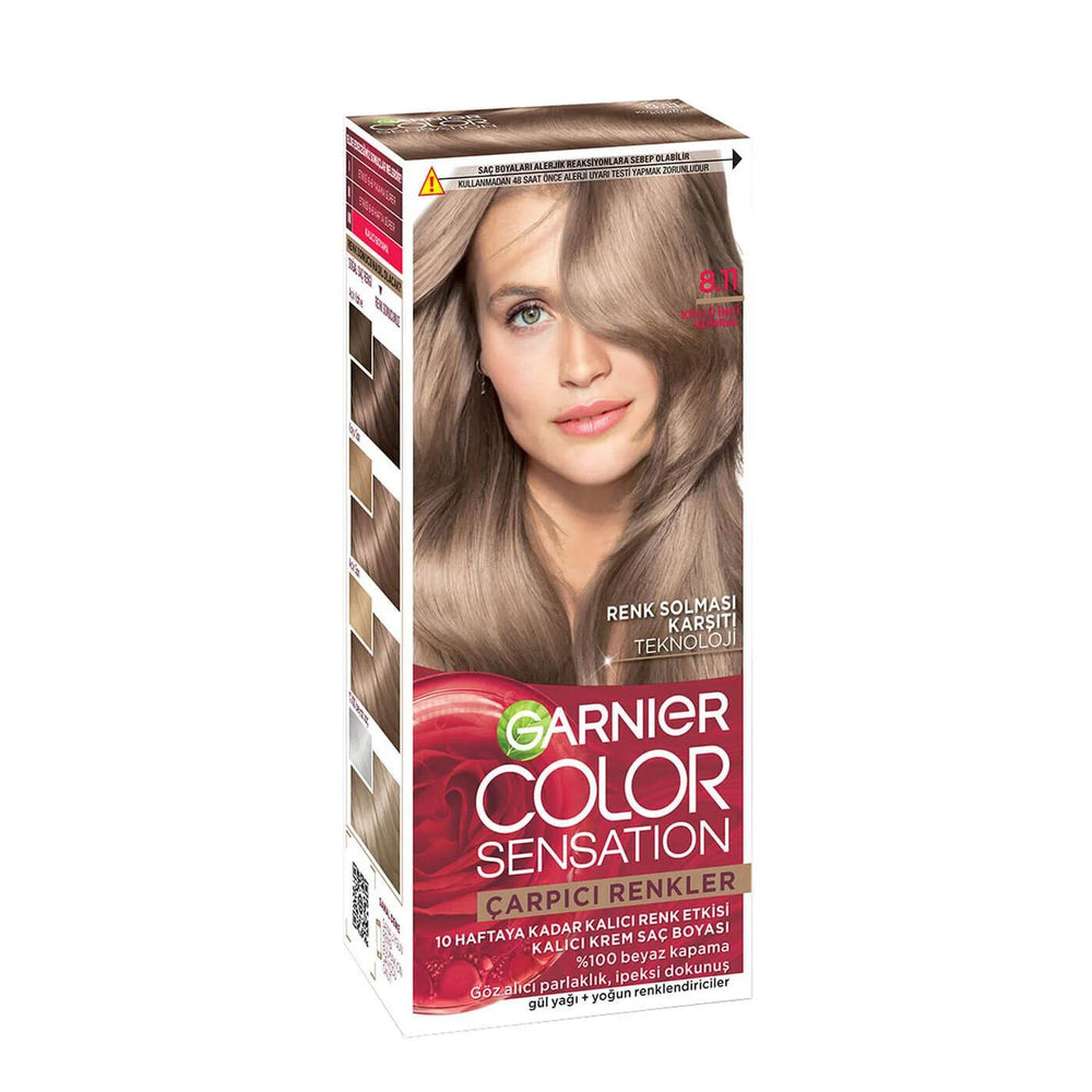 Garnier Color Sensation Hair Color 811 Ash Pearl Light Brown