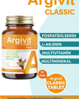 Argivit Multivitamin & Mineral Supplement for Adults - 30 Tablets | Health & Wellness Dietary Supplement Argivit Multivitamin Supplement for Adults dietary supplement, multivitamin, adult nutritional supplement, vitamins and minerals, health and wellness, nutritional gaps, heart health, cognitive function, Green Tea Extract, Ginkgo Biloba, L-Arginine, Calcium, Magnesium, Vitamin C, health supplements, wellness products