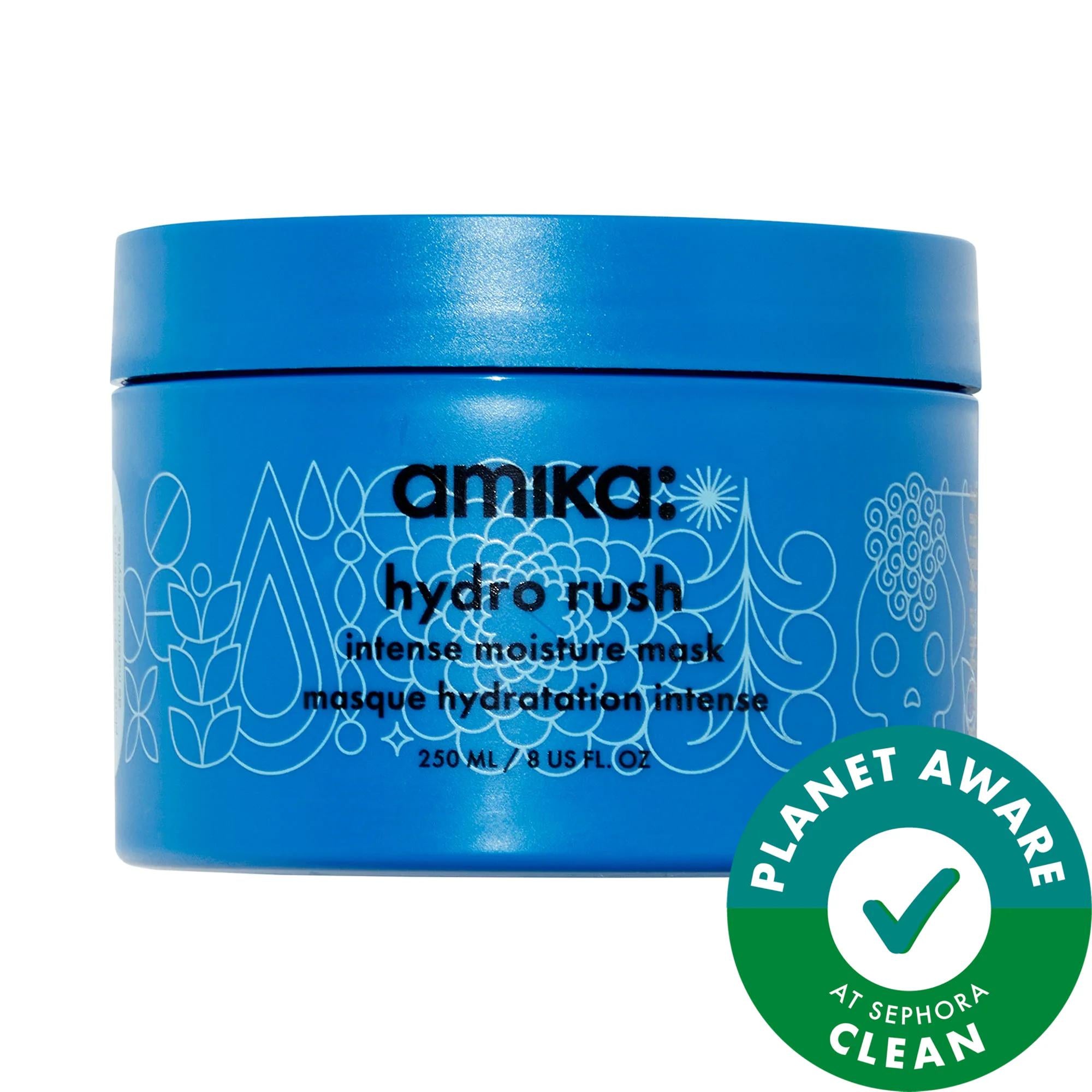 Hydro Rush Intense Moisture Hair Mask with Hyaluronic Acid - Hydrating Hair Mask for Dry, Damaged Hair Hydro Rush Hair Mask - Hydrating Treatment for Dry Hair hydrating hair mask, hyaluronic acid hair care, vegan hair products, cruelty-free beauty, moisturizing hair treatment for dry hair, hair care for wavy hair, hair care for curly hair, hair care for coily hair, squalane hair mask, silicone-free hair mask, natural hair hydration, long-lasting hair hydration