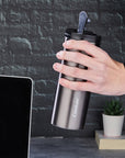 Cooker Stainless Steel Thermos 400ml - Keep Drinks Hot & Cold On-the-Go, Leak-Proof Travel Mug Cooker Thermos: Keep Drinks Hot/Cold On-the-Go! stainless steel thermos, insulated thermos, travel mug, hot and cold thermos, leak proof thermos, car cup thermos, portable thermos, 400ml thermos, commuter thermos, outdoor thermos, travel, camping, hiking, office, school, stainless steel, double walled, hot drinks, cold drinks, beverage container, cup holder, anti-spill, portable, drinks, travel mug, car accessory,