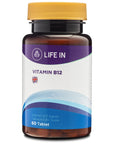 Life In B12 - Vitamin B12 Supplement for Adults and Children Over 11 Years - Boosts Immune System, Reduces Fatigue Life In B12 Vitamin B12 Supplement - Boosts Immune System & Energy Vitamin B12 supplement, adult vitamin supplementation, reduce fatigue, support immune system, normal red blood cell formation, Vitamin B12 deficiency, energy booster, immune health, dietary supplement, health and wellness