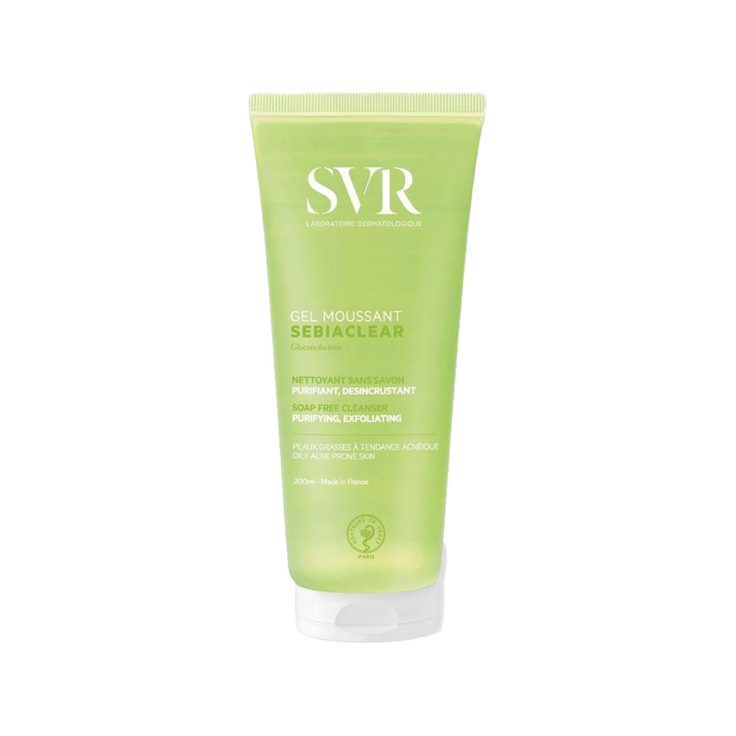 SVR Sebiaclear Facial Cleanser: Gentle Face Wash for Acne & Oily Skin | Deep Pore Cleansing, 200ml SVR Sebiaclear Cleanser: Acne & Oily Skin Face Wash facial cleanser, face wash, acne cleanser, oily skin cleanser, Sebiaclear cleanser, SVR cleanser, gentle facial cleanser, face cleansing gel, acne-prone skin, oily skin, face wash for acne, face wash for oily skin, skin care, beauty, cleanser, face gel, spot treatment, pore cleansing, skin impurities, beauty products, gifts for her, gifts for him, skincare ro