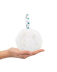 Balmy Beyaz Soap-Infused Bath Loofah - Dermatologically Tested, Luxurious Bathing Experience - Soap