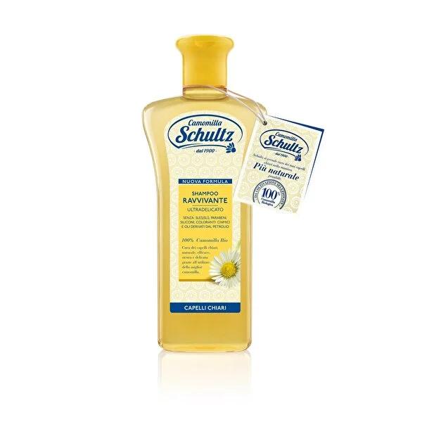 Schultz Organic Chamomile Revitalizing Shampoo for Light & Blonde Hair - Paraben-Free, Silicone-Free, Dermatologically Tested Schultz Organic Chamomile Shampoo - Revitalize Light & Blonde Hair organic shampoo, chamomile shampoo, revitalizing shampoo, paraben-free shampoo, silicone-free shampoo, dermatologically tested hair care, natural hair care, blonde hair care, light hair shampoo, gentle shampoo, sulfate-free shampoo, chemical-free hair care, eco-friendly hair products