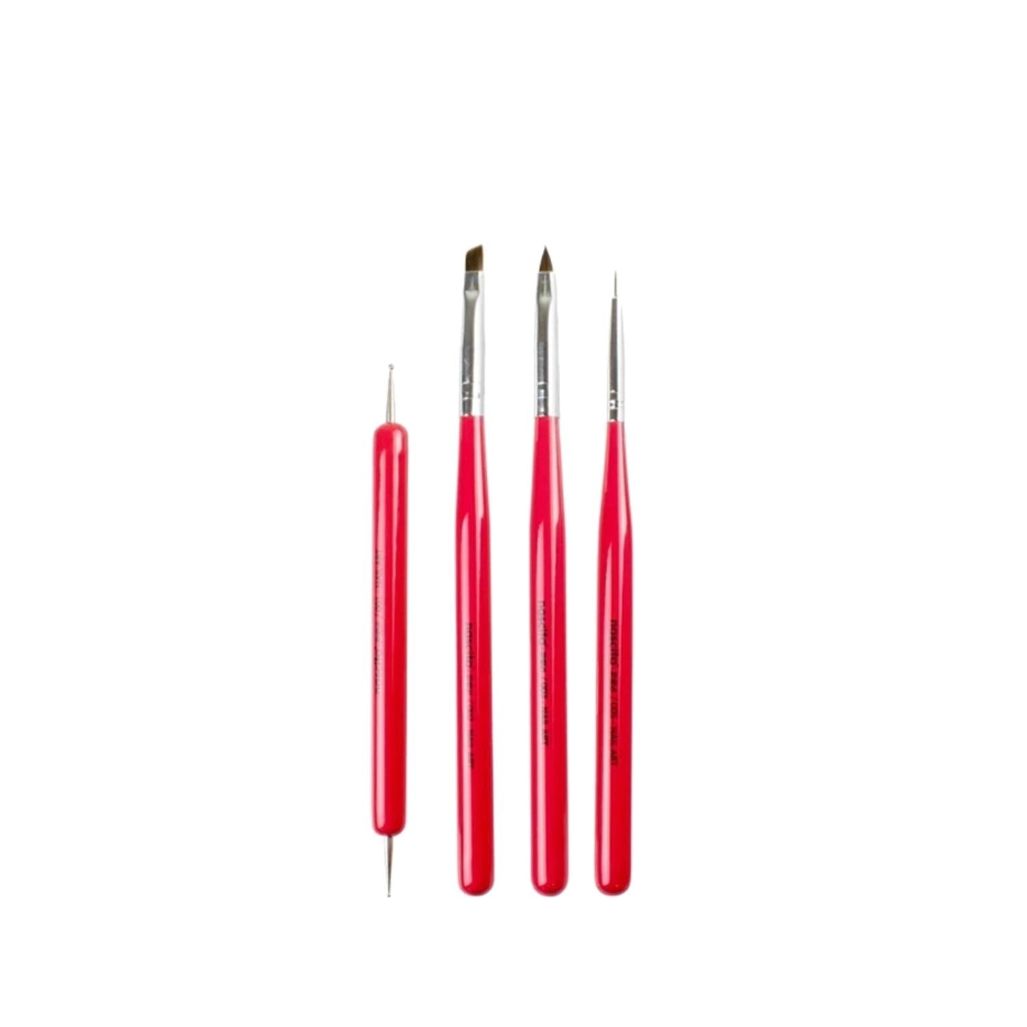 Nascita Nail Art Brush Set - 4 Piece Professional Nail Decoration Tool for Beauty Enthusiasts Nascita 4-Piece Nail Art Brush Set for Beauty Enthusiasts nail art brushes, nail decoration tools, beauty accessories, nail art set, nail care tools, nail art supplies, beauty tools, nail design brushes, nail art kit, beauty enthusiasts, nail technicians, gift ideas for beauty lovers