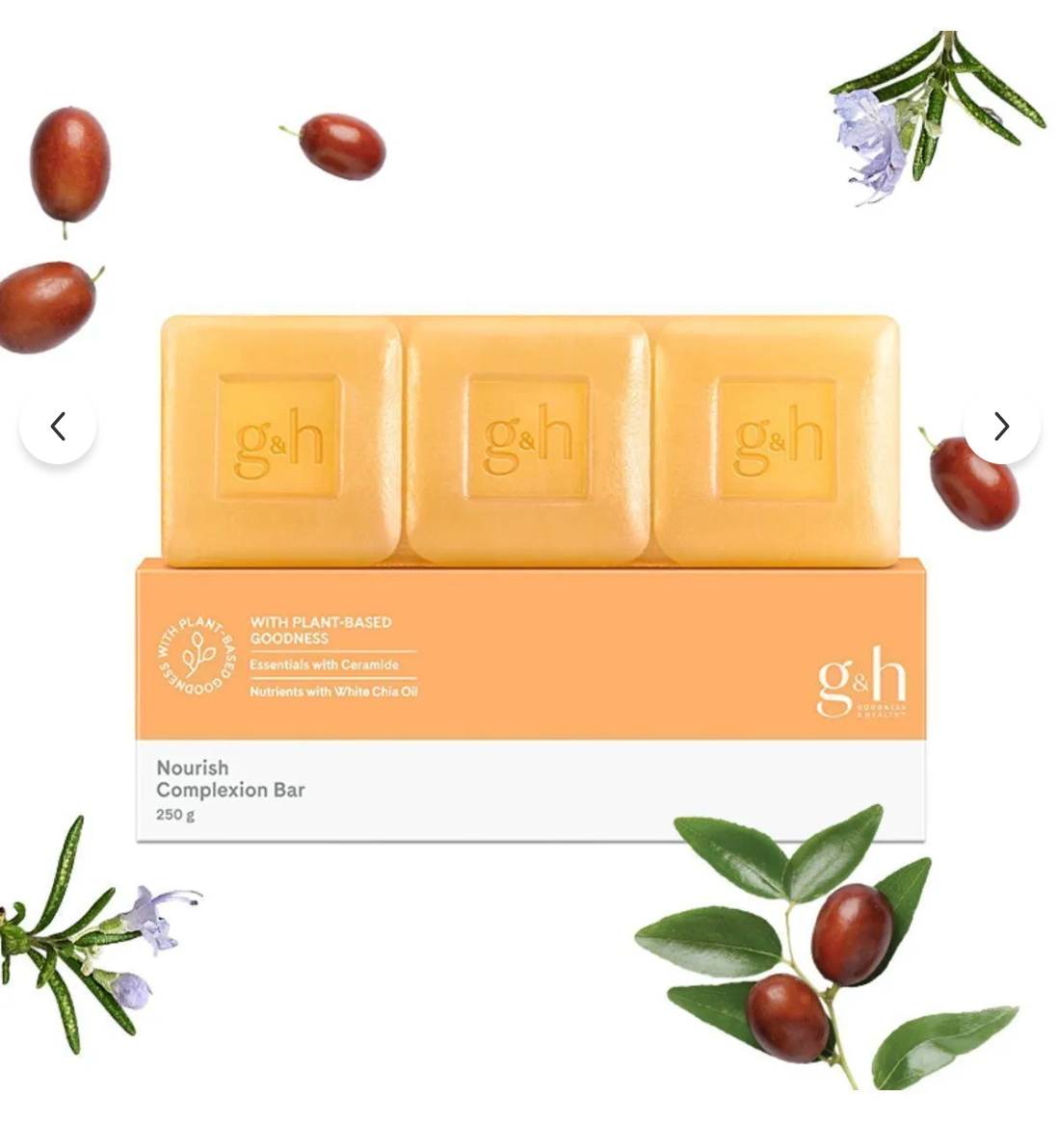 G&H Complexion Soap Bar - White Chia Oil