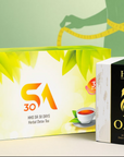 HHS SA30 Herbal Tea + Olor Herbal Diet Capsules | Daily Wellness Set | Energy & Balance