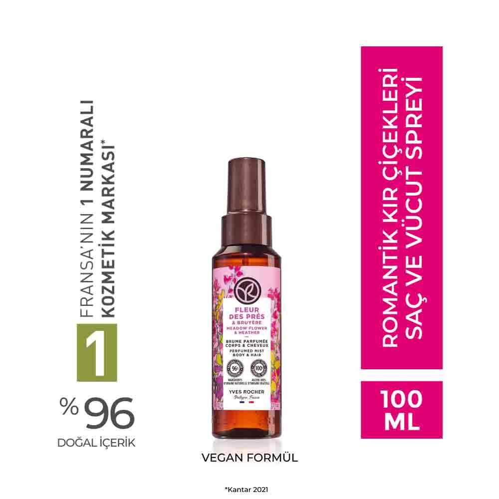 L'Occitane Romantic Wildflowers Fragranced Body and Hair Spray - Energizing Floral Scent, 3.38 fl oz L'Occitane Romantic Wildflowers Body & Hair Spray - 3.38 fl oz fragranced body spray, hair spray, romantic wildflowers scent, personal care products with floral fragrance, energizing fragrance, body and hair care, floral scented products, L'Occitane products
