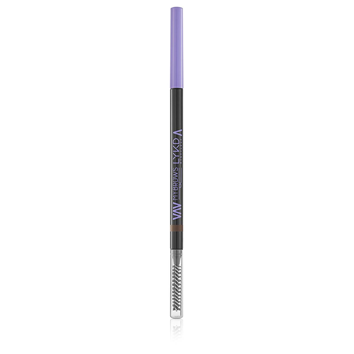 LYKD Micro Eyebrow Pencil - 160 Chocolate Brown: Define & Shape for a Natural, Fuller Brow Look LYKD Micro Eyebrow Pencil - Define Brows Naturally eyebrow pencil, micro eyebrow pencil, brow definer, eyebrow shaping, natural eyebrow look, chocolate brown eyebrow pencil, LYKD eyebrow pencil, brow filler, eyebrow makeup, eyebrow, brow, pencil, makeup, cosmetics, brow shaping, brow definition, natural brows, defined brows, chocolate brown, micro tip, shaping brush, high pigmentation, sparse eyebrows, fill eyebr