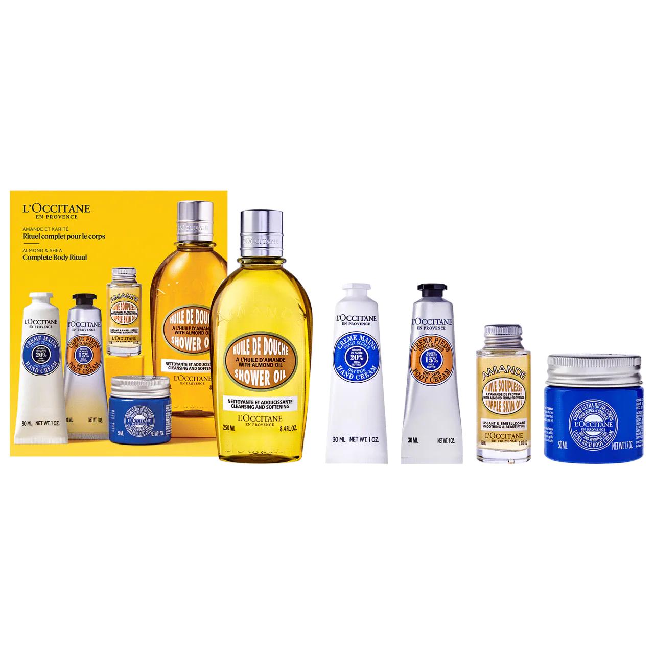 Complete Body Ritual Set: Hydrating Almond Shower Oil & Shea Butter Cream for Dry Skin | Nourishing Body Care Gift Set Complete Body Ritual: Almond Oil & Shea Butter - Dry Skin Hydration body care set,almond shower oil,shea butter hand cream,dry skin moisturizer,firming body oil,skin nourishment,body hydration routine,shea butter body cream,almond skin care,body care gift set,body moisturizer,almond oil,shea butter,dry skin,skin firming,skin elasticity,hydration,nourishment,gifts for her,gifts for women,sel