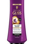 Gliss Full Hair Wonder: Anti Hair Loss Cream - Biotin & Collagen Hair Strengthening, Volumizing Conditioner Treatment (12.17 fl oz) Gliss Anti Hair Loss Cream: Volumizing & Strengthening Treatment Hair loss conditioner, Anti hair loss cream, Hair strengthening treatment, Volumizing hair conditioner, Biotin hair treatment, Collagen hair conditioner, Hair thickening conditioner, Hair Conditioner, Hair Fall, Hair Growth, Biotin, Collagen, Herbal Proteins, Vitamin Complex, Thinning Hair, Hair repair, Damaged Ha