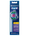 Oral-B 3D White Replacement Brush Heads with X-Filaments 4-Pack