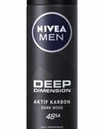 nivea men deep dimension deodorant 150ml front view, nivea men deep dimension deodorant 150ml spray bottle Nivea Men Deep Dimension Deodorant - 48 Hour Protection | 150ml Nivea Men Deep Dimension Deodorant | 150ml nivea, men-deodorant, deodorant-150ml, long-lasting-protection, masculine-fragrance, skin-moisturizer, freshness, body-odor-control, daily-use, ai-generated