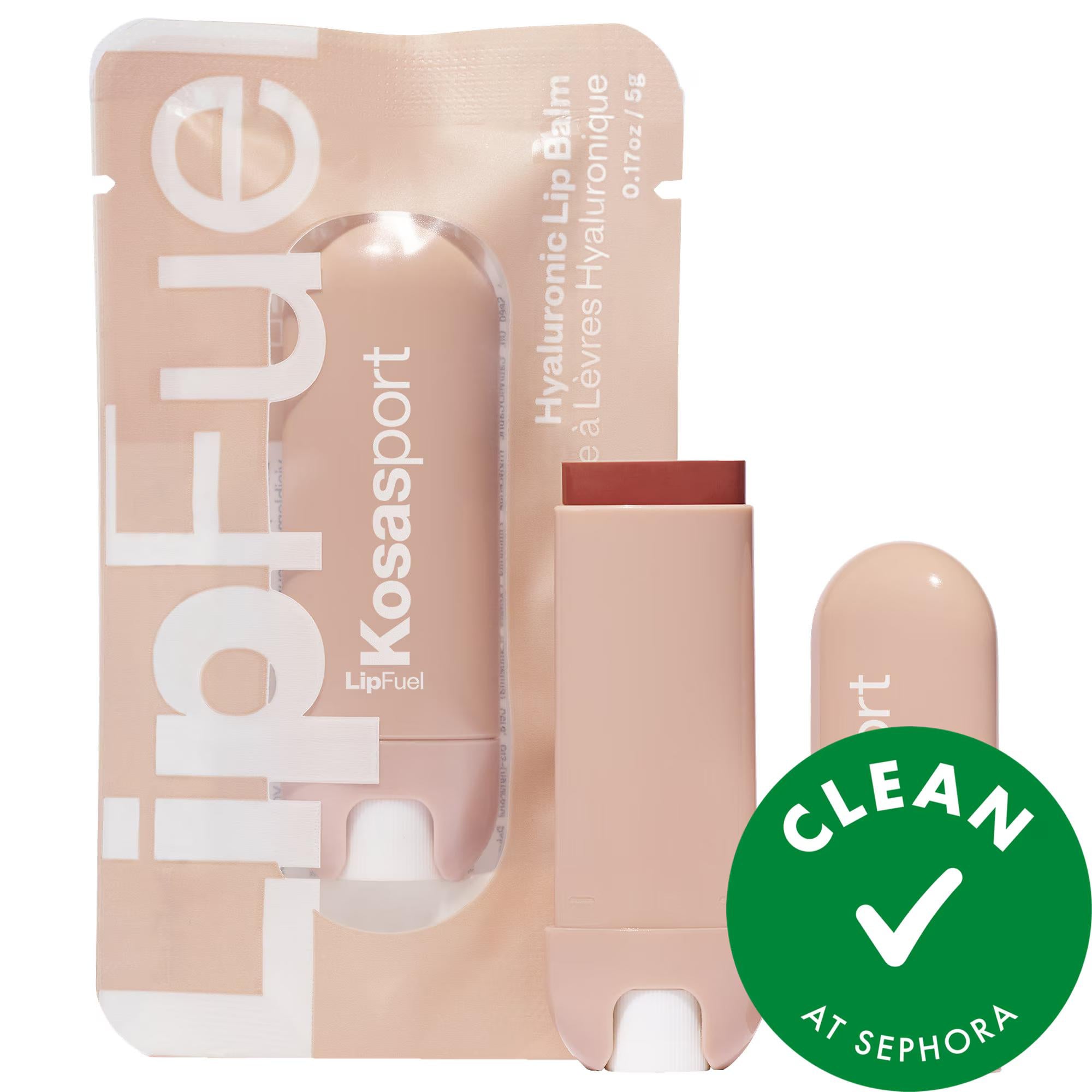 Kosasport Hyaluronic Acid Lip Balm - Hydrating, Plumping, Gluten-Free & Cruelty-Free Lip Care Kosasport Hyaluronic Acid Lip Balm - Hydrate & Plump hyaluronic acid lip balm, lip plumper, hydrating lip care, clean skincare lip products, gluten-free lip balm, cruelty-free beauty products, lip balm treatment, skincare for lips, lip hydration, plumping lips, kosasport lipfuel, sephora clean at sephora