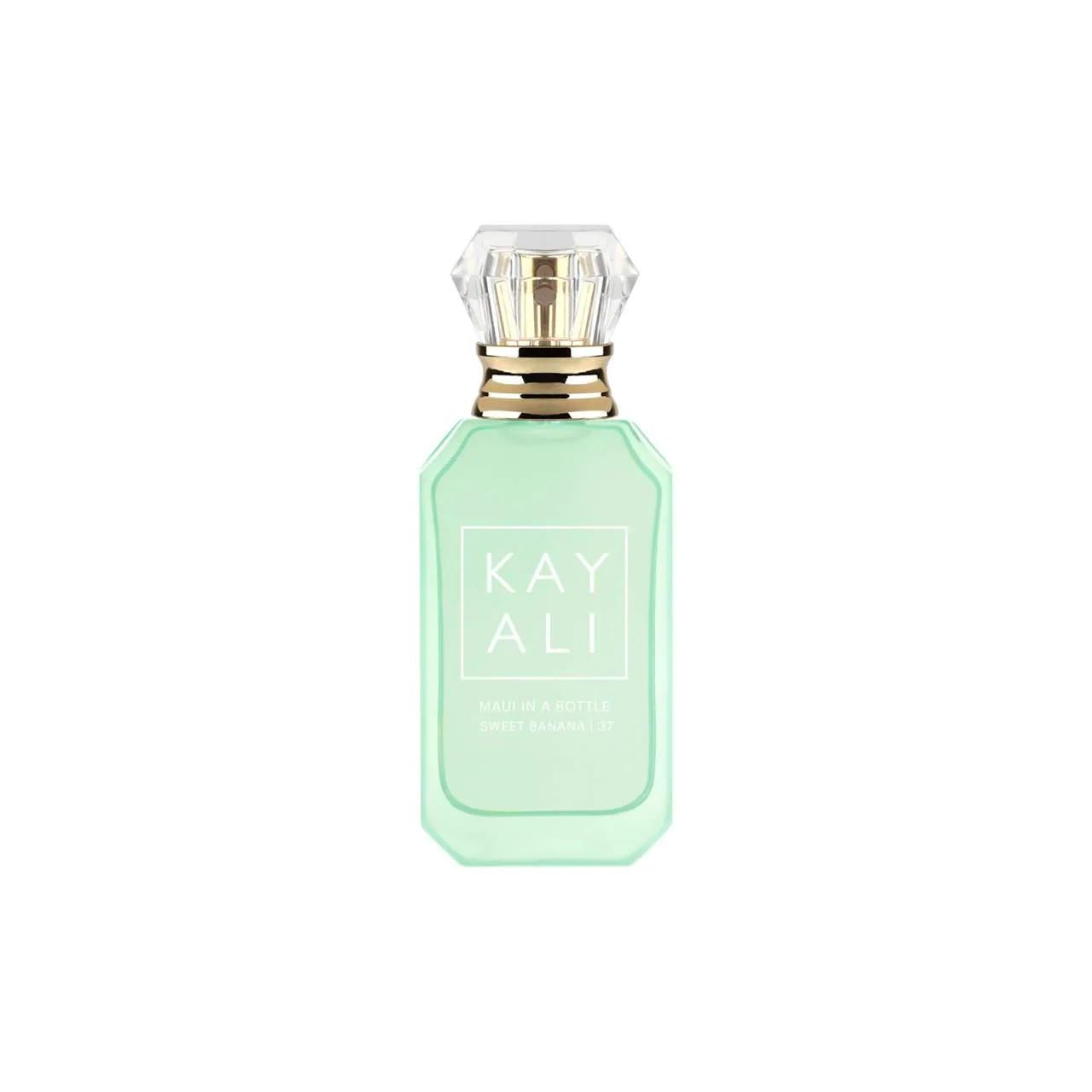 KAYALI Mini MAUI IN A BOTTLE SWEET BANANA 37 Eau de Parfum | Tropical Coconut Cream & Jasmine Fresh Solar Scent - Travel Size Perfume KAYALI Sweet Banana Perfume: Tropical Eau de Parfum sweet banana perfume, coconut cream fragrance, tropical eau de parfum, fresh solar scent, kayali perfume, vacay in a bottle, travel size perfume, jasmine perfume, women's fragrance, eau de parfum, fresh perfume, tropical scent, women's fragrance, exotic fragrance, luxury perfume, travel perfume, mini perfume, perfume layerin