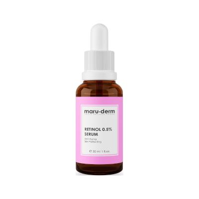 Maruderm Retinol 0.5% Anti-Aging Face Serum - Rejuvenates Skin, Reduces Fine Lines & Wrinkles - 30ml Maruderm Retinol 0.5% Face Serum - Anti-Aging Skincare Retinol Face Serum, Anti-aging skincare, Skin rejuvenation serum, Hyaluronic Acid skincare, Vitamin E serum, Maruderm, Skincare for aging skin, Fine lines and wrinkles reduction, Sensitive skin friendly, Hipoallergenic skincare, Anti-aging face care, Skincare routine products